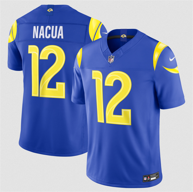 Men's Royal Los Angeles Rams #12 Puka Nacua 2026 F.U.S.E. Vapor Limited Stitched Football Jersey